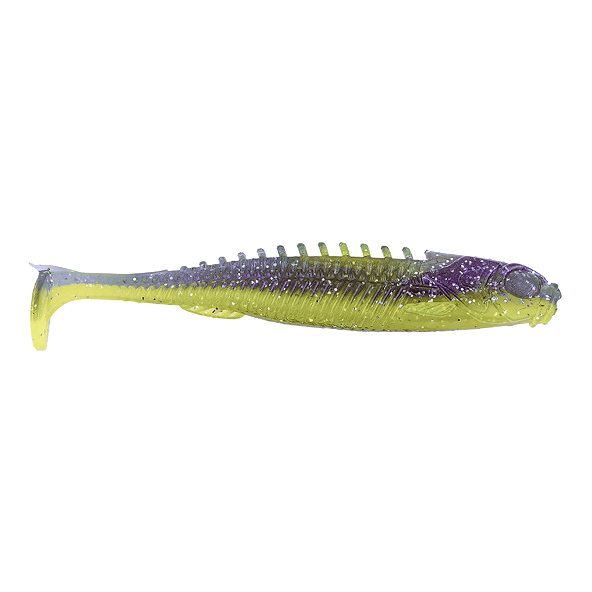 EYE-CANDY PADDLE SHAD 5PK PURPLE GILL