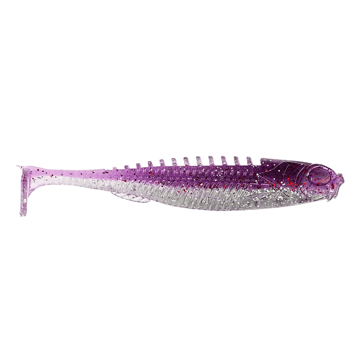 EYE-CANDY PADDLE SHAD 5PK PURPLE SHAD