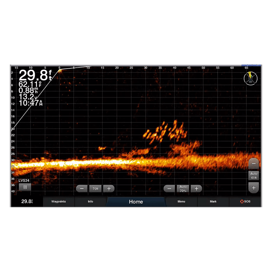 GARMIN ECHOMAP 126SV & LVS34 BUNDLE HEAT MAP