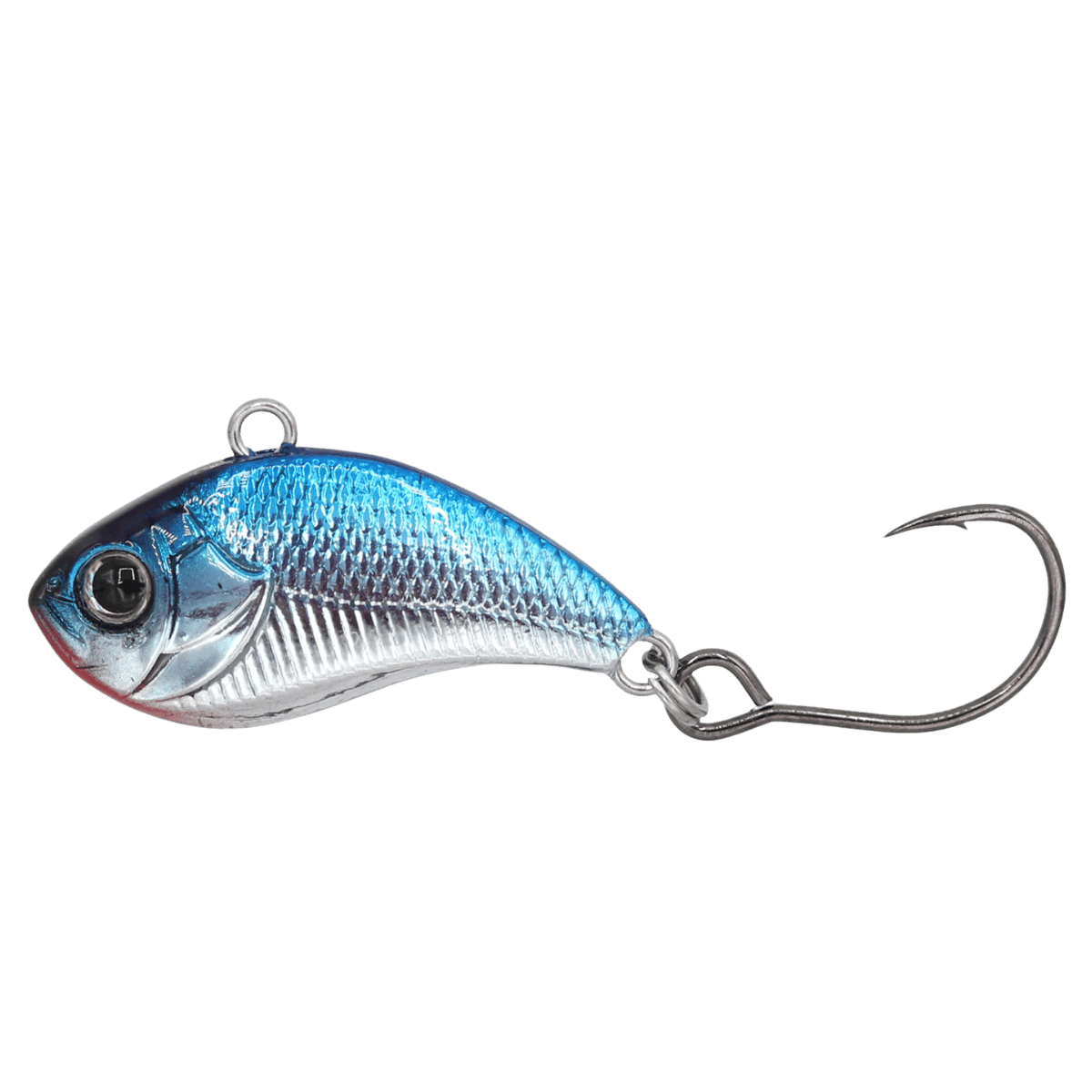 EUROTACKLE Z-VIBER CRANKBAIT SINGLE HOOK 1/16 OZ BLUE CHROME