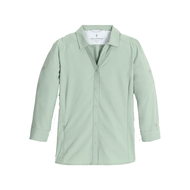 ROYAL ROBBINS WOMEN'S EXPEDITION PRO 3/4 SLEEVE - SAGE LEAF
