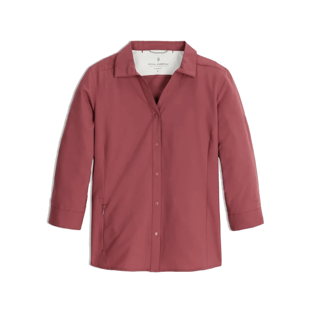 ROYAL ROBBINS WOMEN'S EXPEDITION PRO 3/4 SLEEVE - WILD RHUBARB