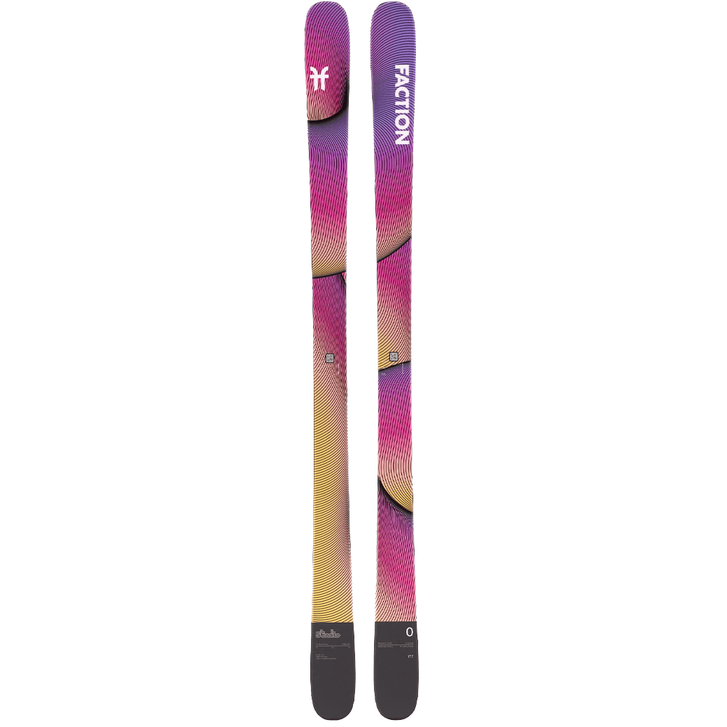 FACTION STUDIO 0 TWIN TIP SKIS 2025 TOP GRAPHIC