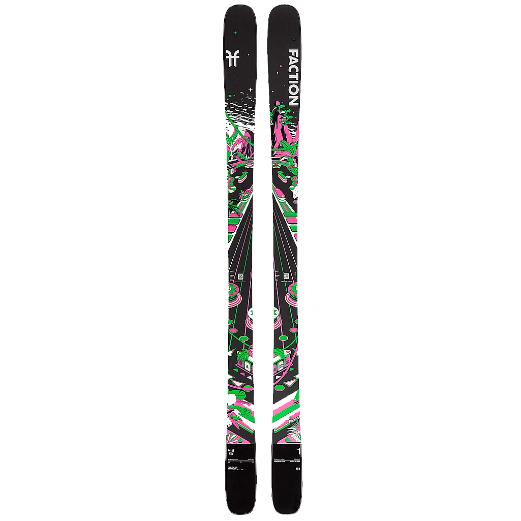 FACTION PRODIGY 1 TWIN TIP SKIS 2025 TOP GRAPHIC
