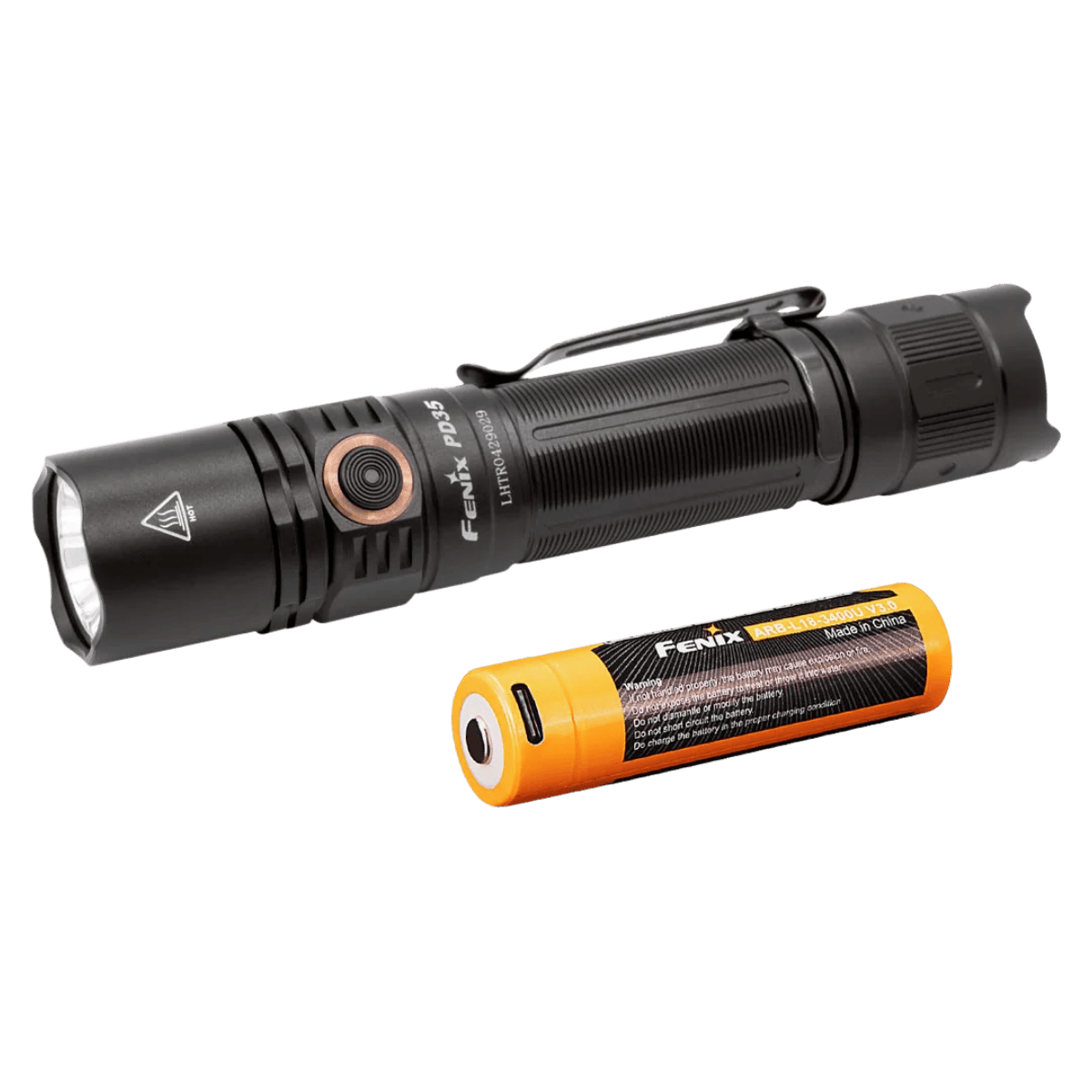 Fenix PD35 V3.0 Flashlight Black (1700 lumens)