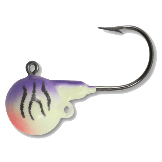 FIRE-BALL JIG 4CARD 3/8OZ PURPLE TIGER