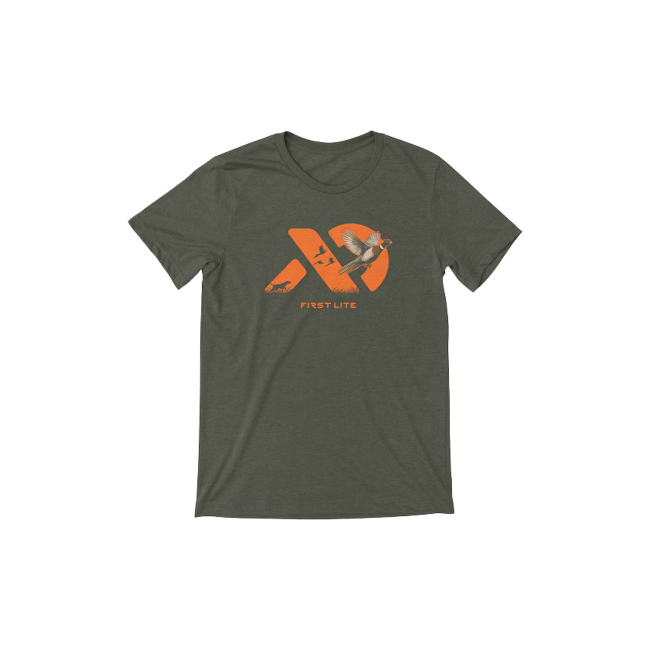FIRST LITE ROOSTER T-SHIRT ARTICHOKE
