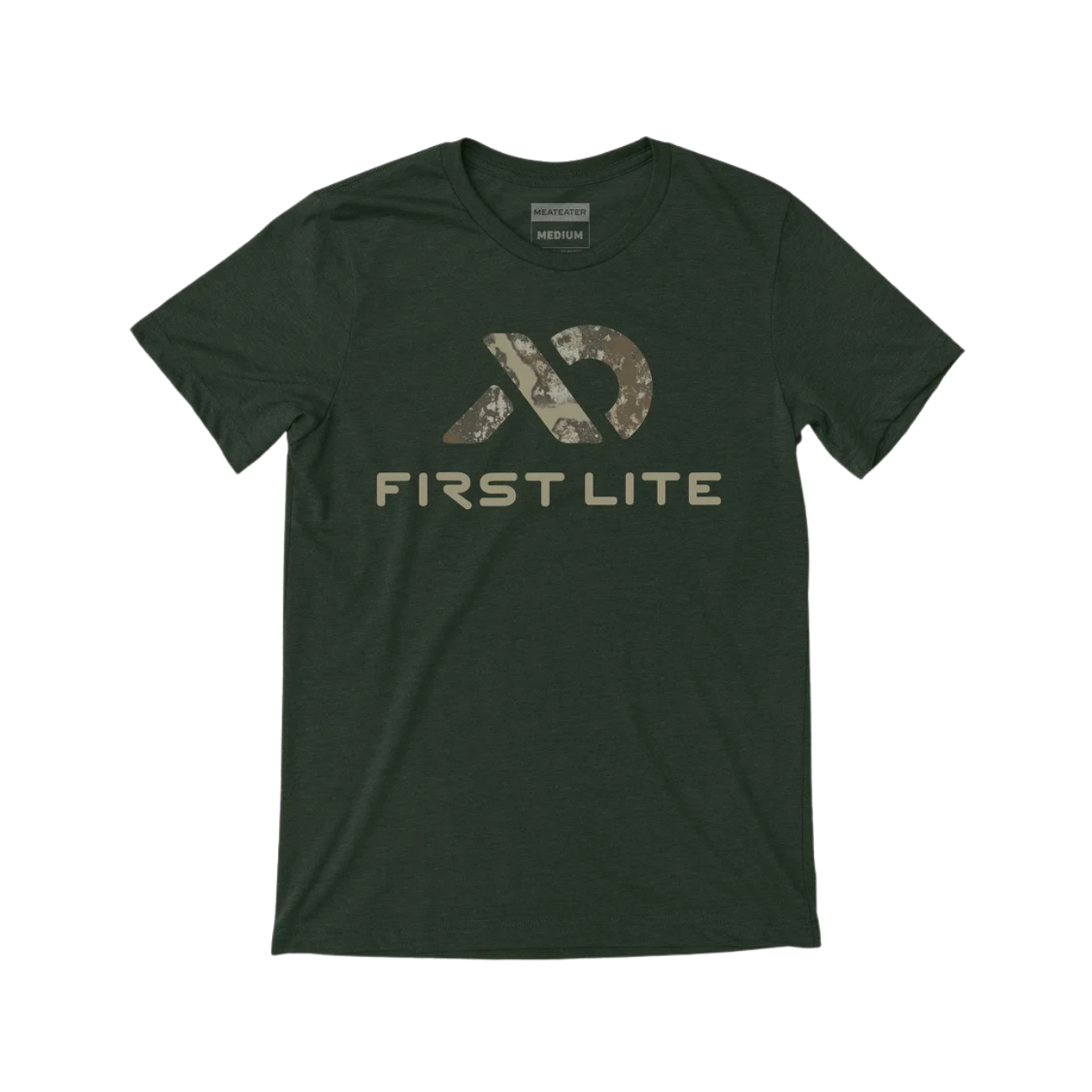 FIRST LITE SPECTER LOGO T-SHIRT MILITARY HEATHER