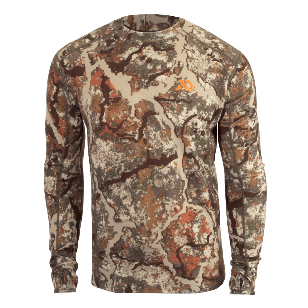 FIRST LITE KILN LONG SLEEVE CREW- SPECTER