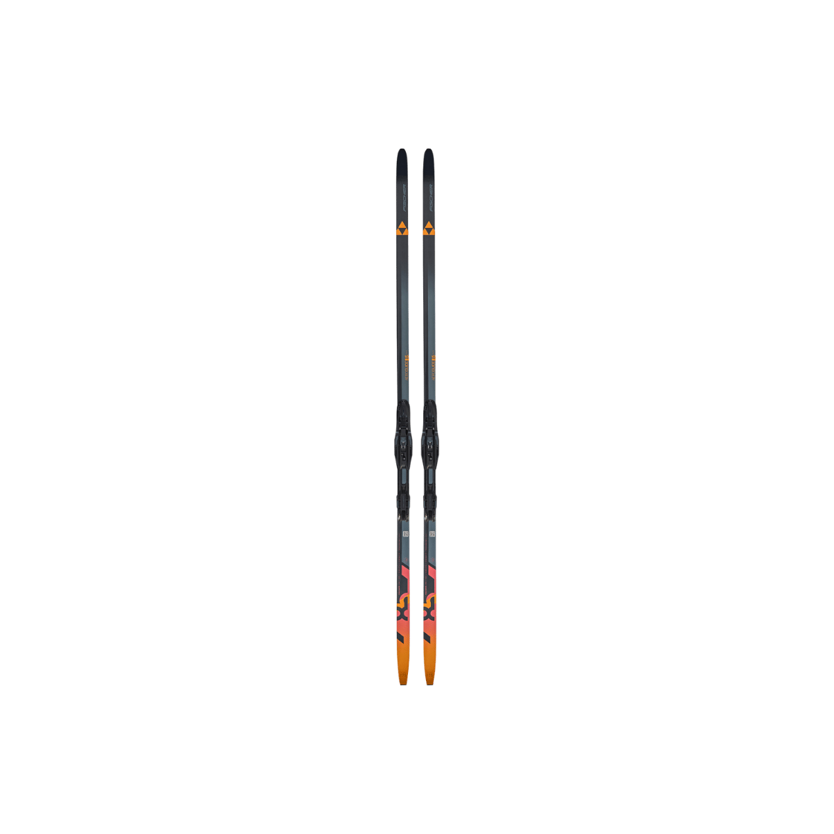 FISCHER SKIS AEROGUIDE 85 SKATE XC SKIS BLACK ORANGE