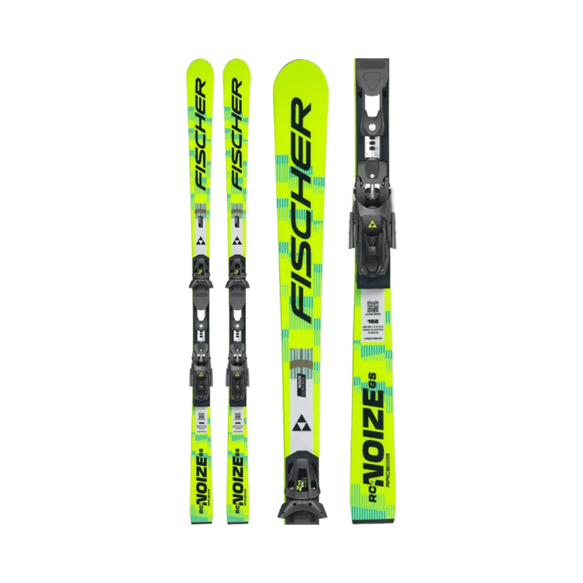 FISCHER SKIS YOUTH RC4 NOIZE JR GS SKI YELLOW