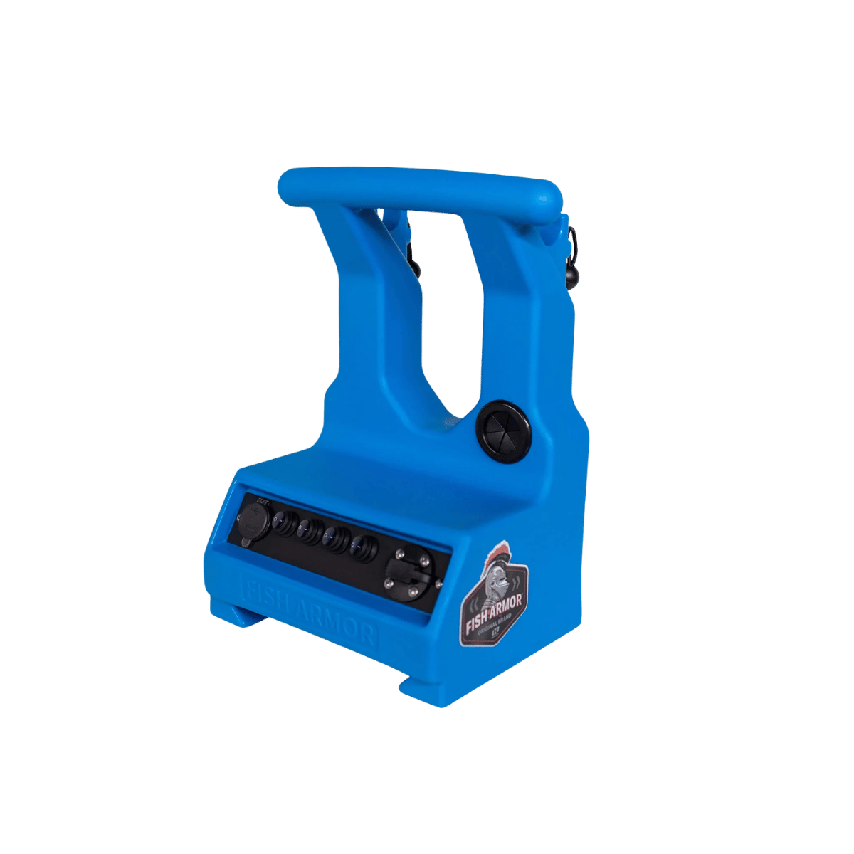 FISH ARMOR PRO ULTRA LITE, BLUE, FRONT ANGLE, SIDE LOGO