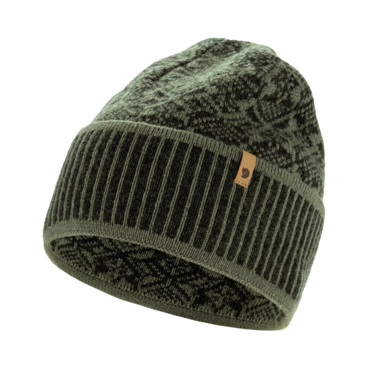 FJALLRAVEN SNOW BEANIE DEEP FOREST