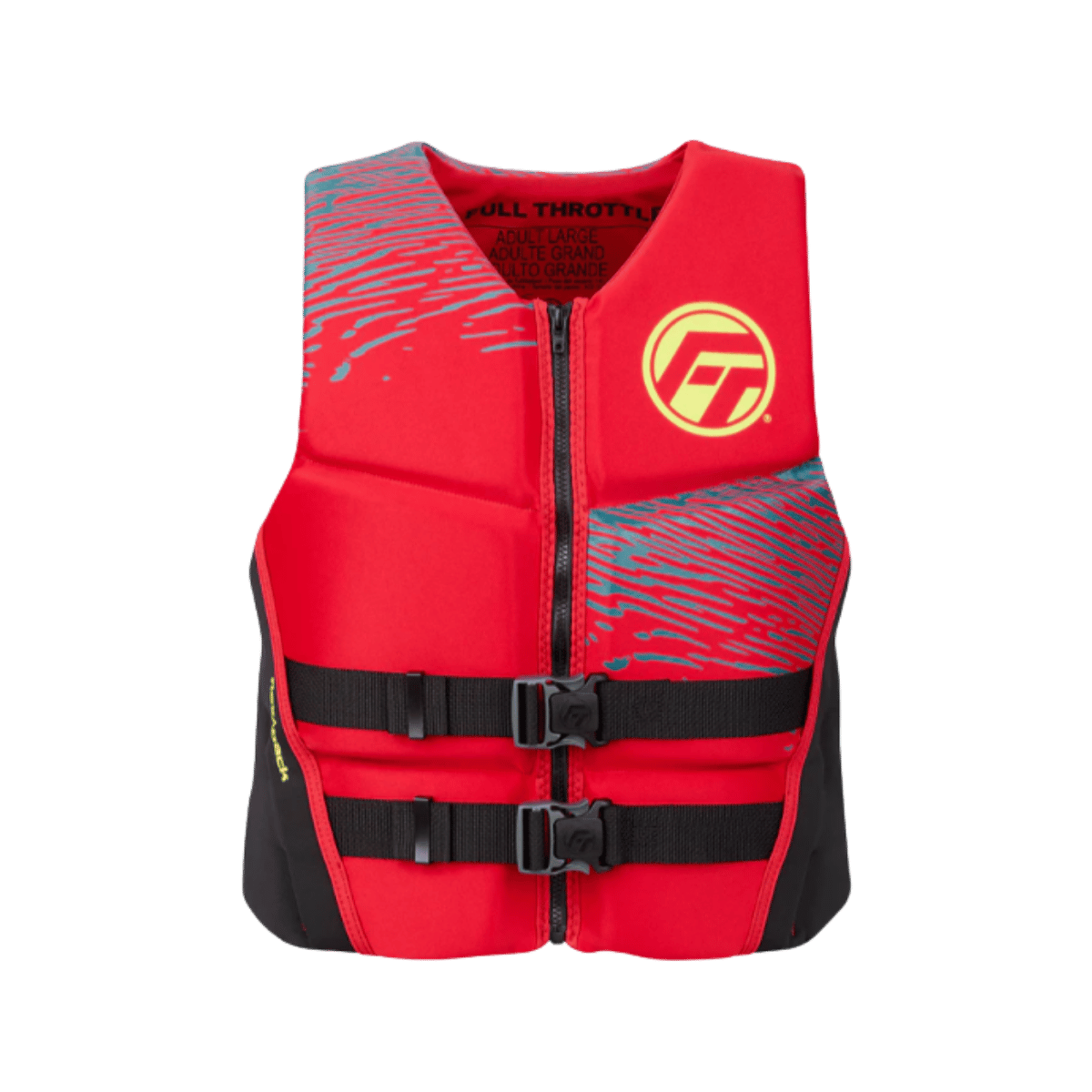 FULL THROTTLE RAPID-DRY FLEX-BACK VEST - RED