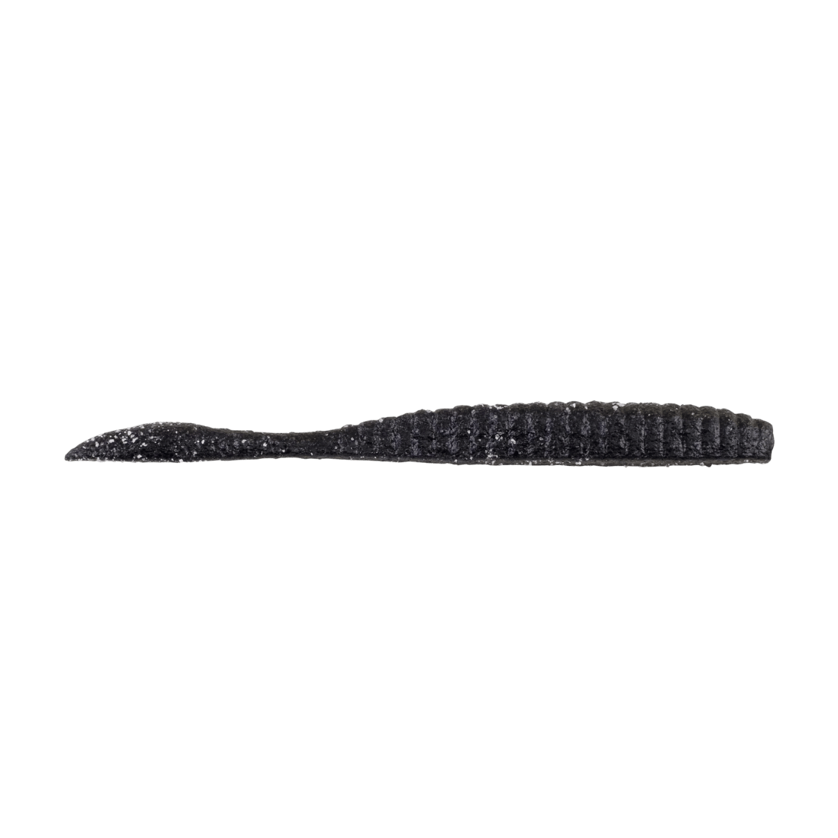 BERKLEY POWERBAIT MAXSCENT FLAT WORM 4 IN - BLACK