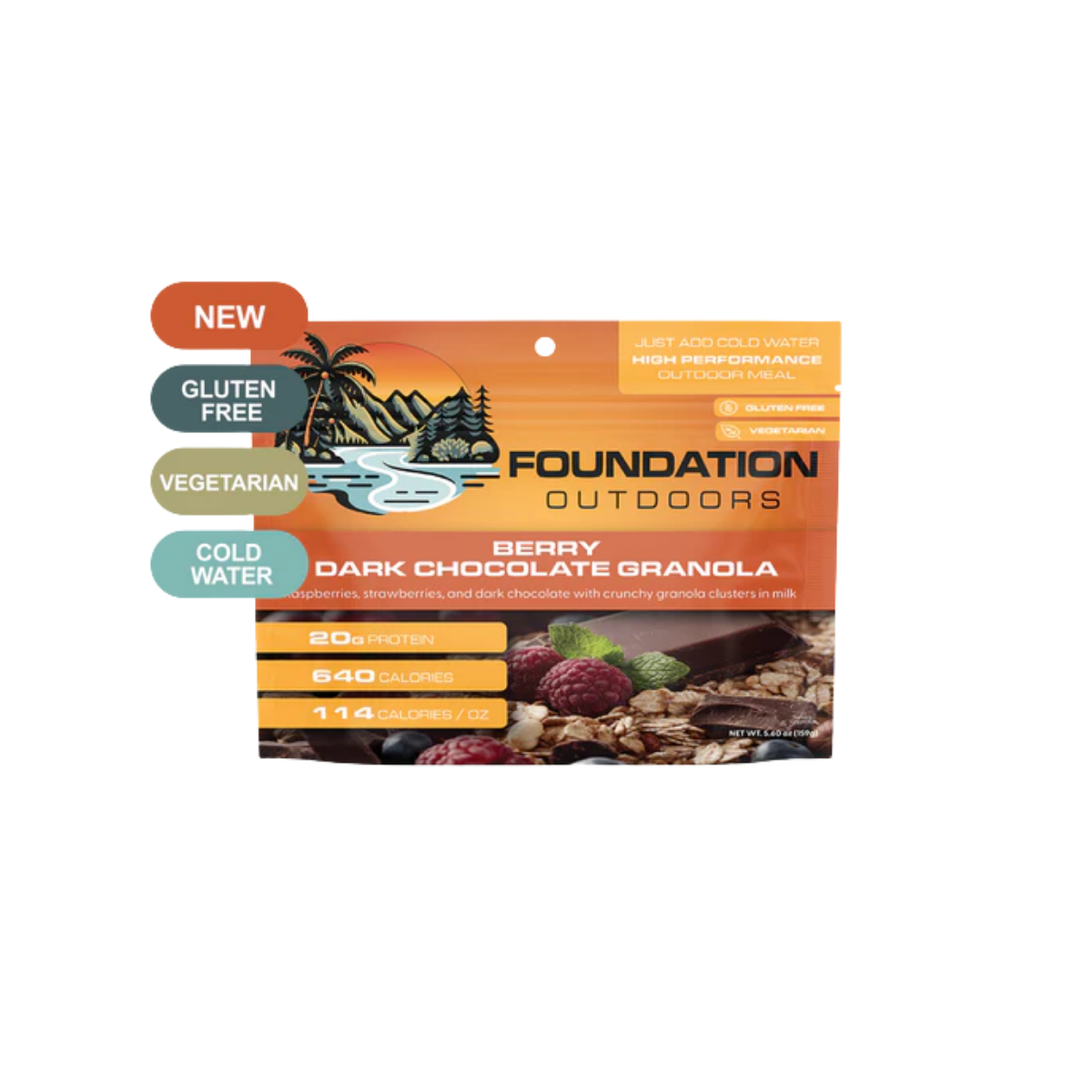 FOUNDATION OUTDOORS BERRY DARK CHOCOLATE GRANOLA IMAGE