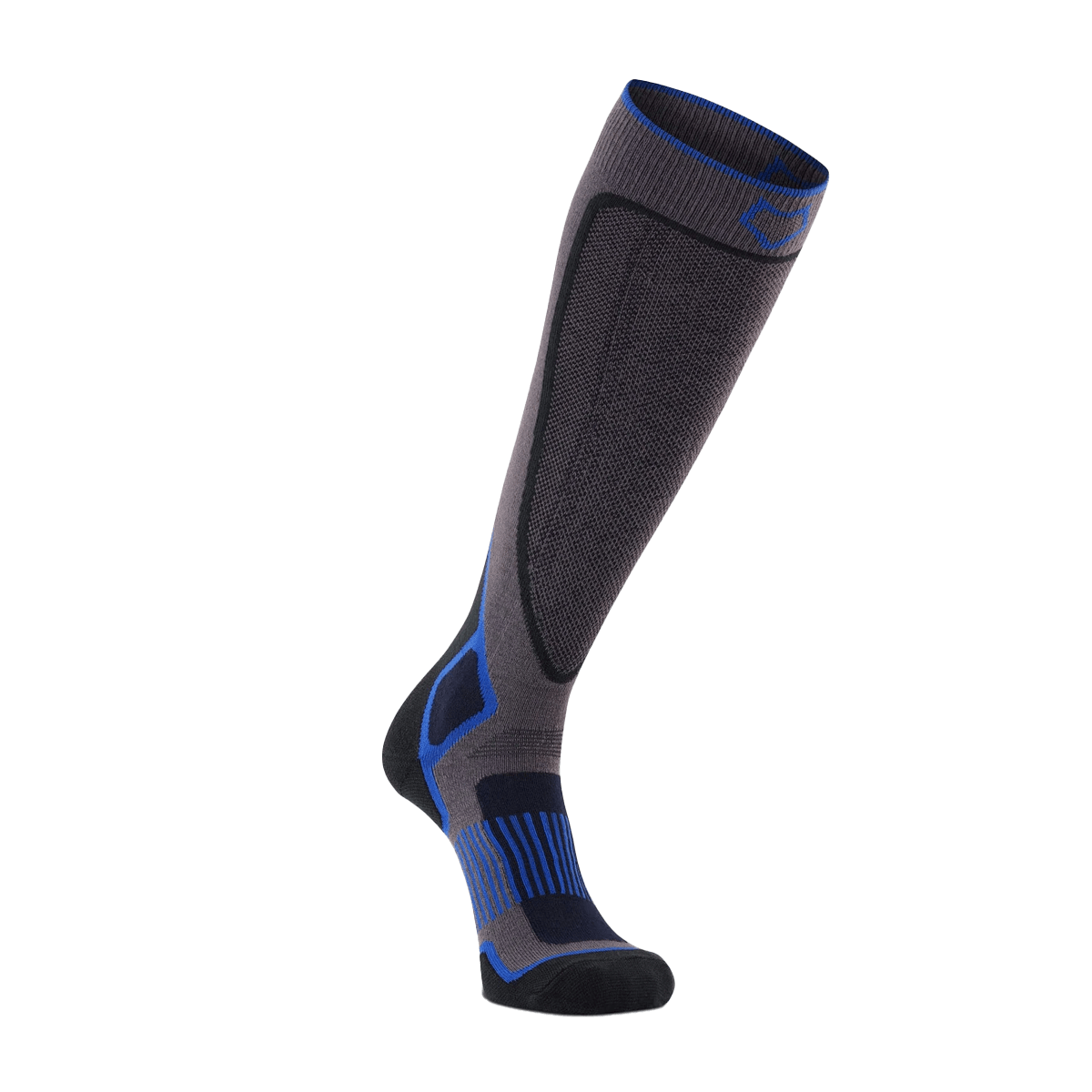 FOX RIVER VALDEZ LIGHT WEIGHT OTC SKI SNOWBOARD SOCKS DK GREY BLUE