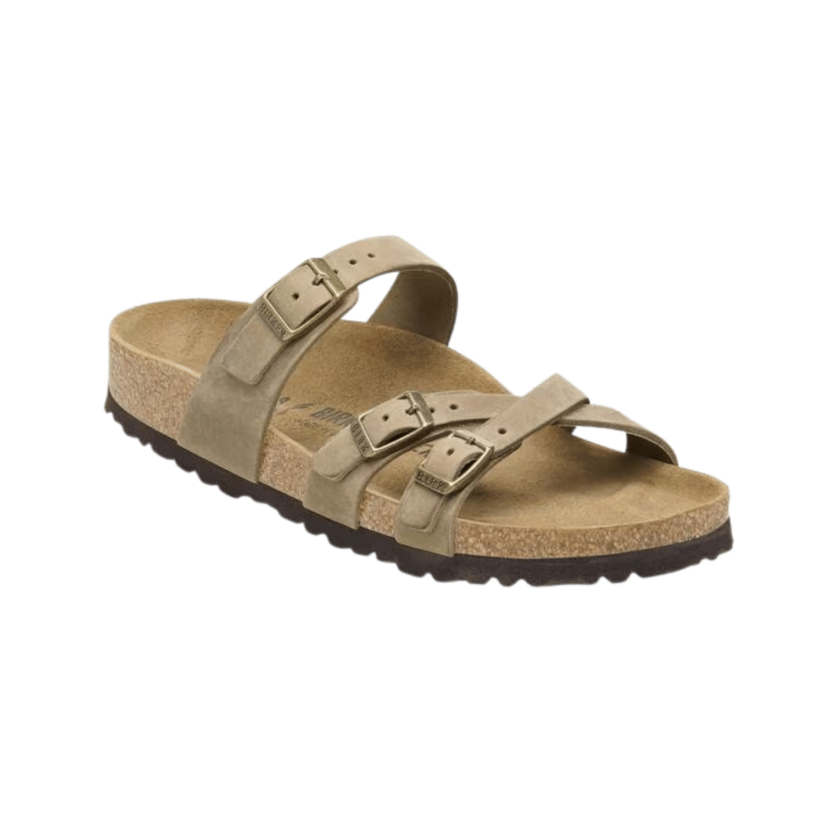 BIRKENSTOCK WOMEN'S FRANCA FL - REGULAR - TOBACCO BROWN - SIDE VIEW