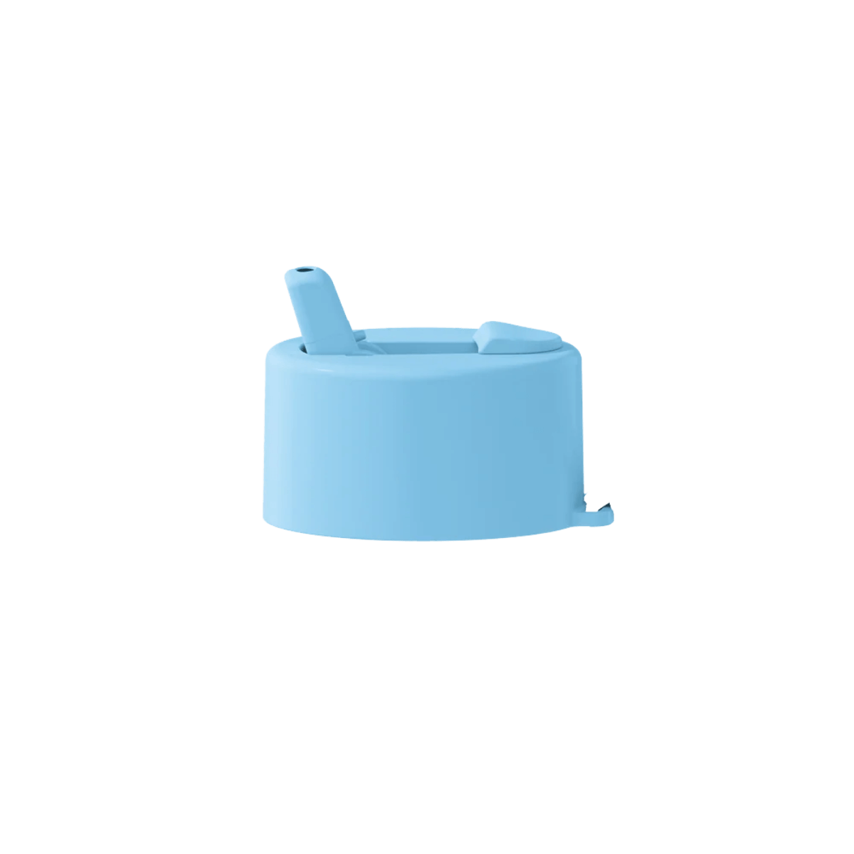 FRANK GREEN SPARE FLIP STRAW LID – REPLACEMENT TOP FOR REUSABLE BOTTLES - SKY BLUE