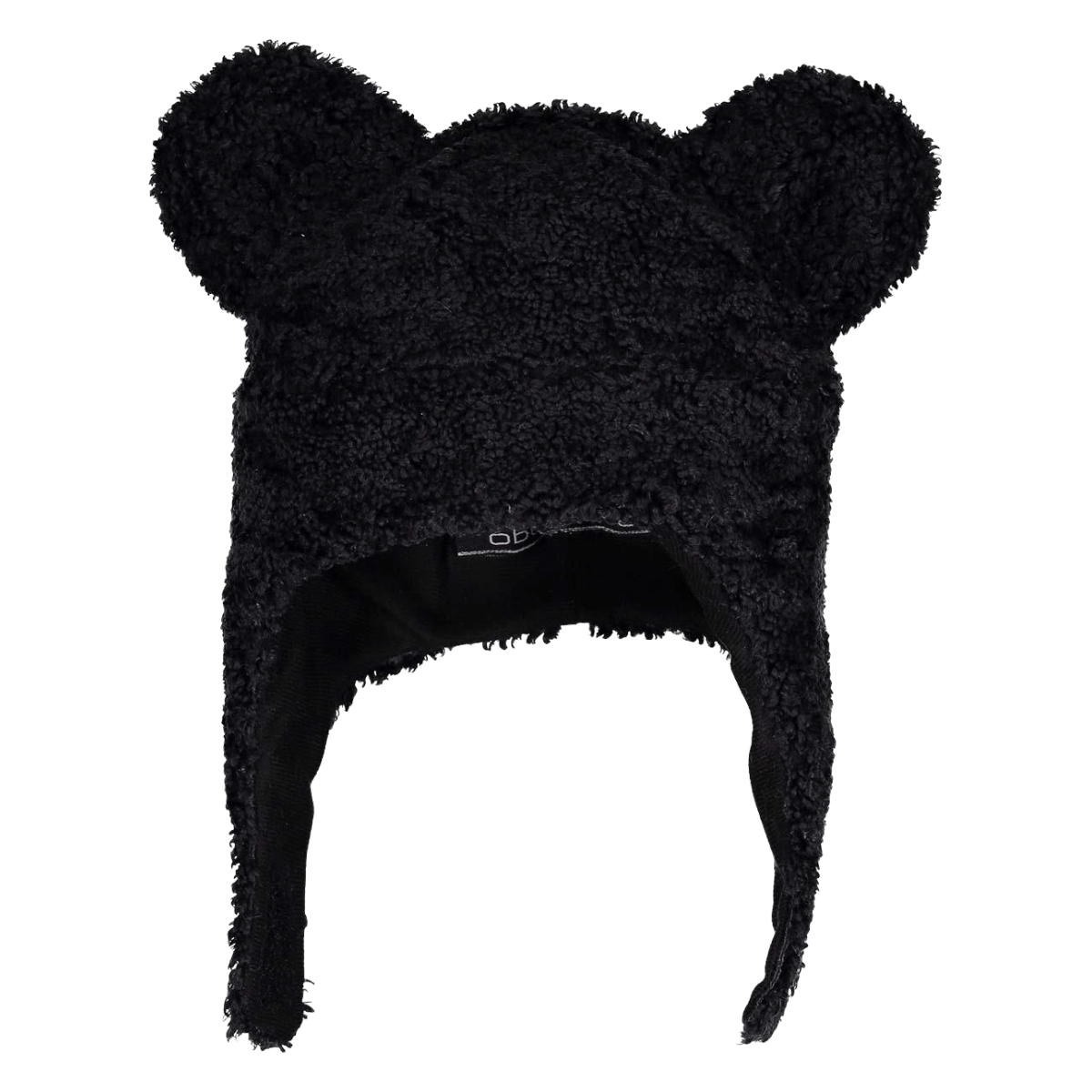 OBERMEYER KID TED FUR HAT - BLACK