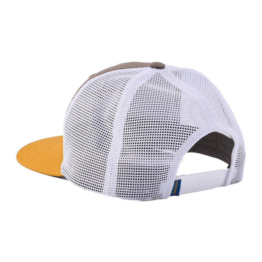 FENWICK TRI COLOR LOGO TRUCKER HAT - BLUFF BACK