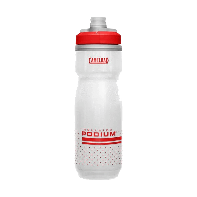 CAMELBAK PODIUM CHILL BIKE BOTTLE - 21oz FIERY RED WHITE