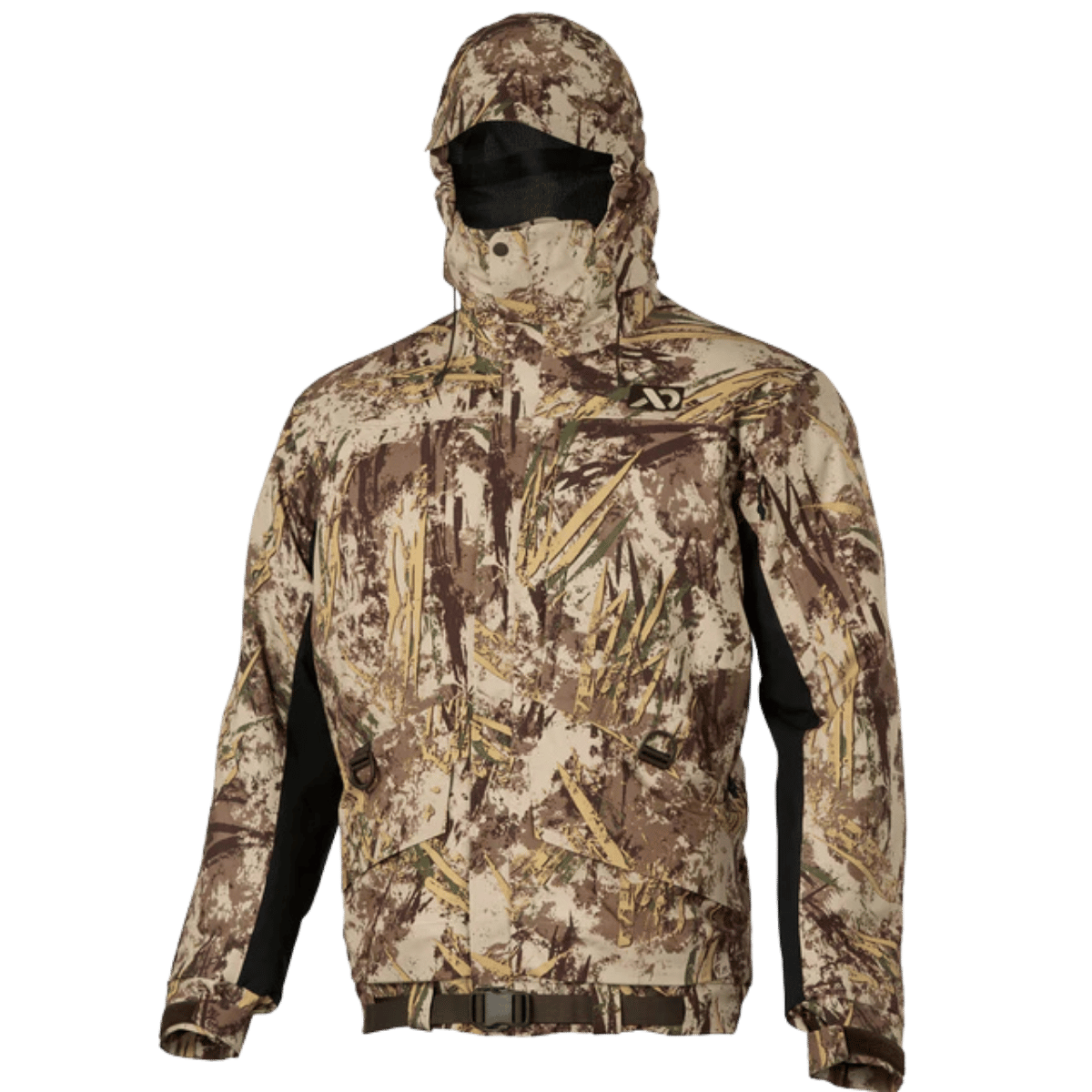 FIRST LITE REFUGE PARKA - TYPHA_1 - SIDE FRONT VIEW