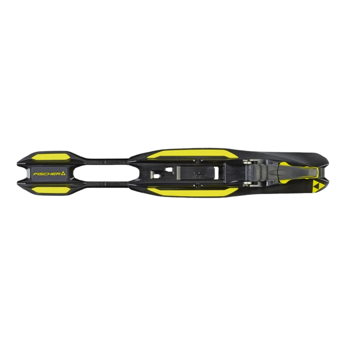 FISCHER SKIS JUNIOR RACE SKATE IFP BINDINGS - BLACK/YELLOW