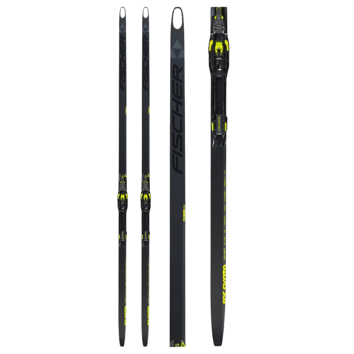 FISCHER SKIS RCS SKATE PLUS MEDIUM 24/25 - BLACK - UNISEX
