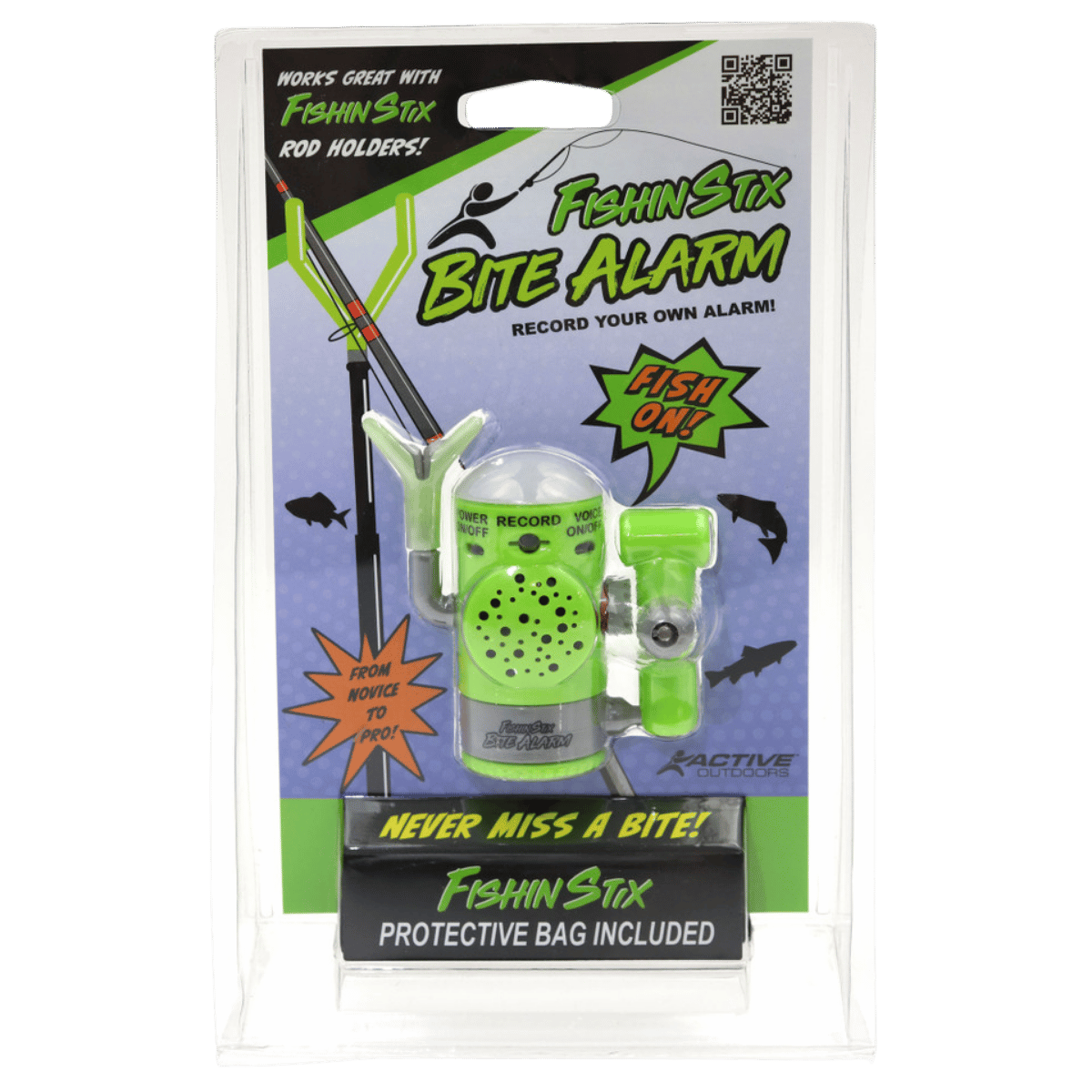 FISHIN STIX BITE ALARM - GREEN