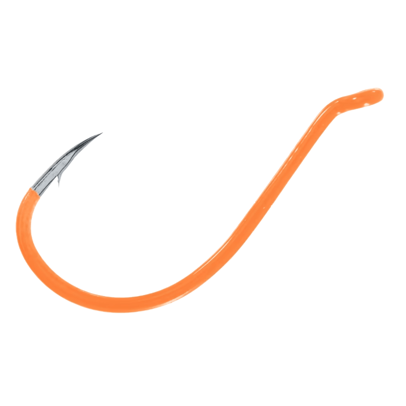 GAMAKATSU OCTOPUS HOOK FLUORESCENT ORANGE