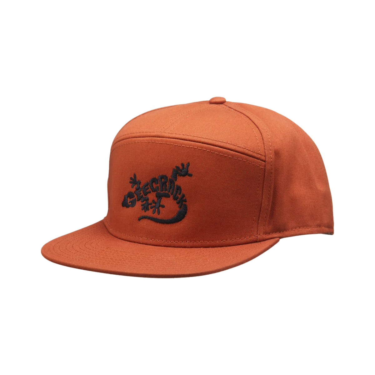 GEECRACK LIZARD LOGO HAT TEXAS ORANGE