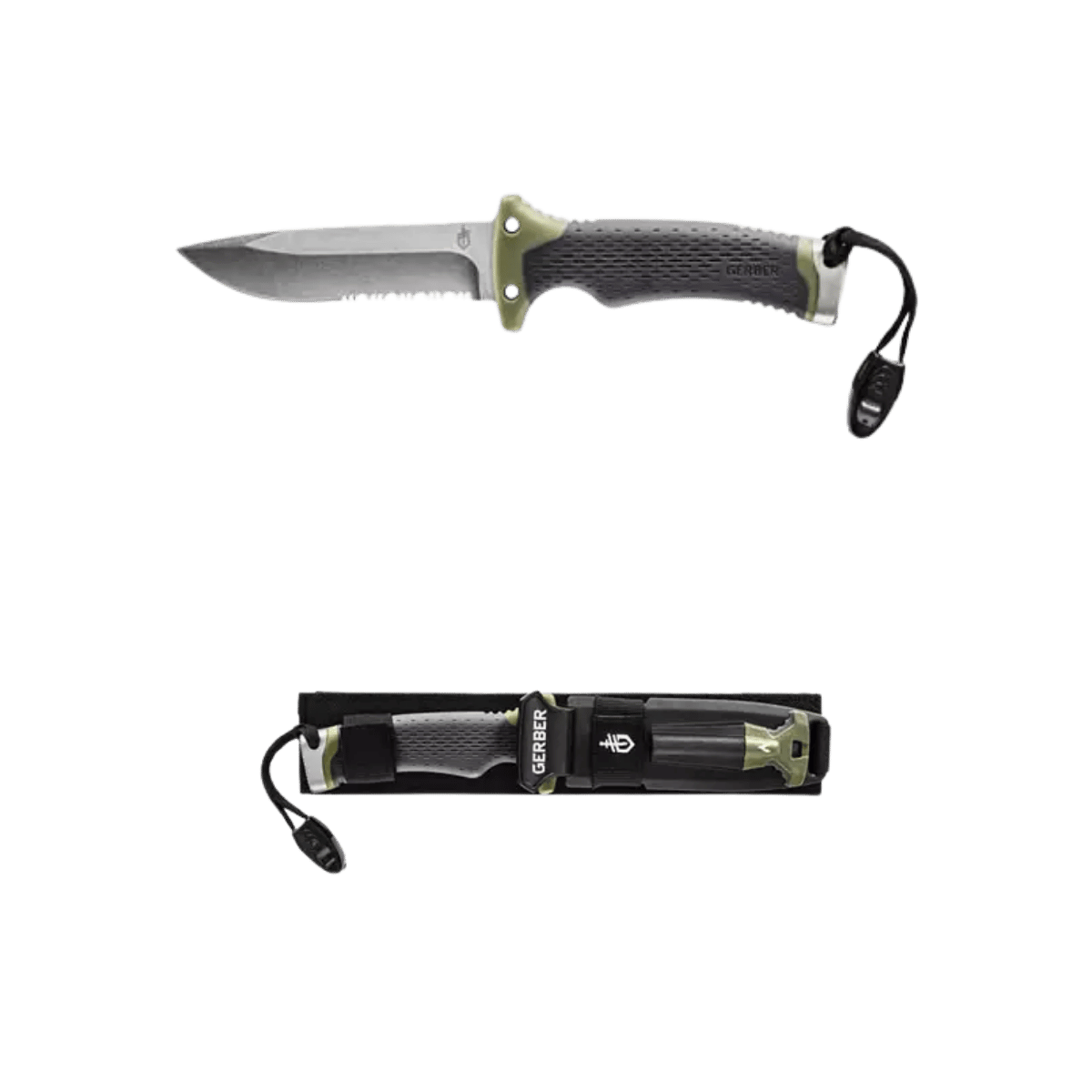 GERBER ULTIMATE FIXED BLADE KNIFE GREEN