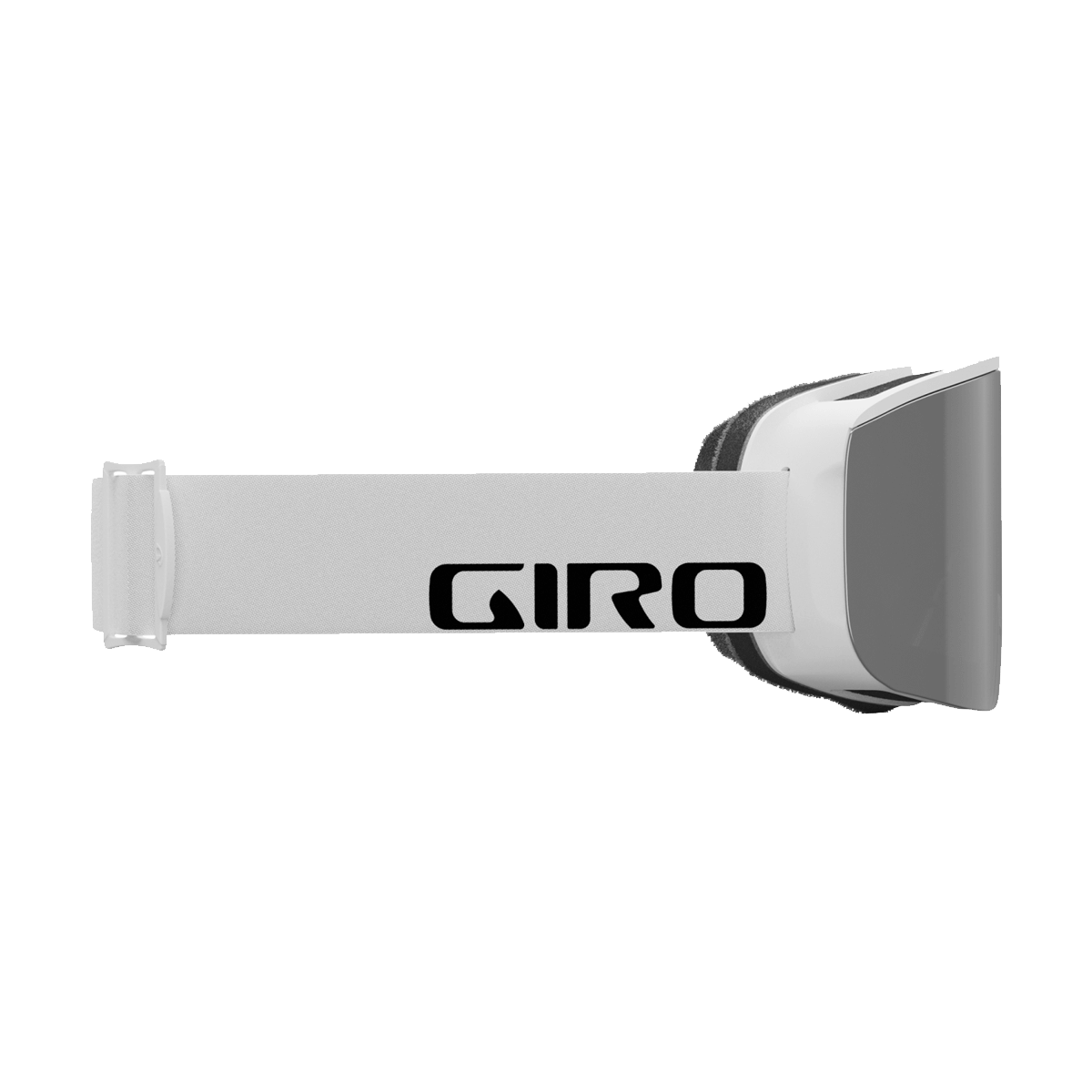 GIRO AXIS GOGGLES - WHITE WORKMARK - STRAP PROFILE