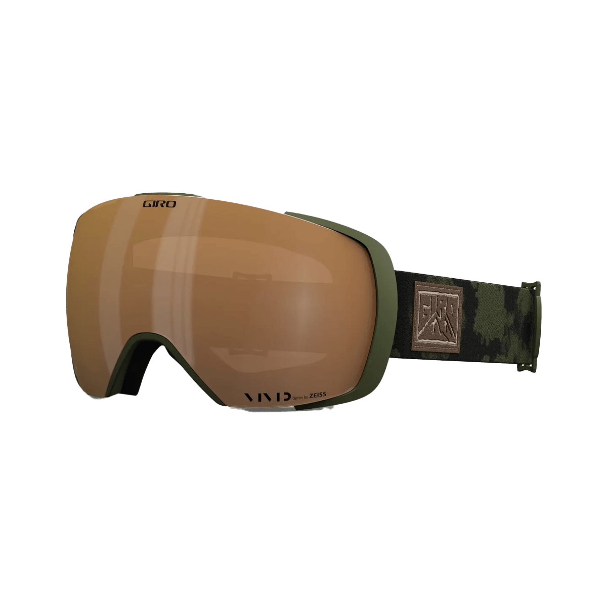 GIRO CONTACT GOGGLES TRAIL GREEN CLOUD DUST + VIVID PETROL LENSE
