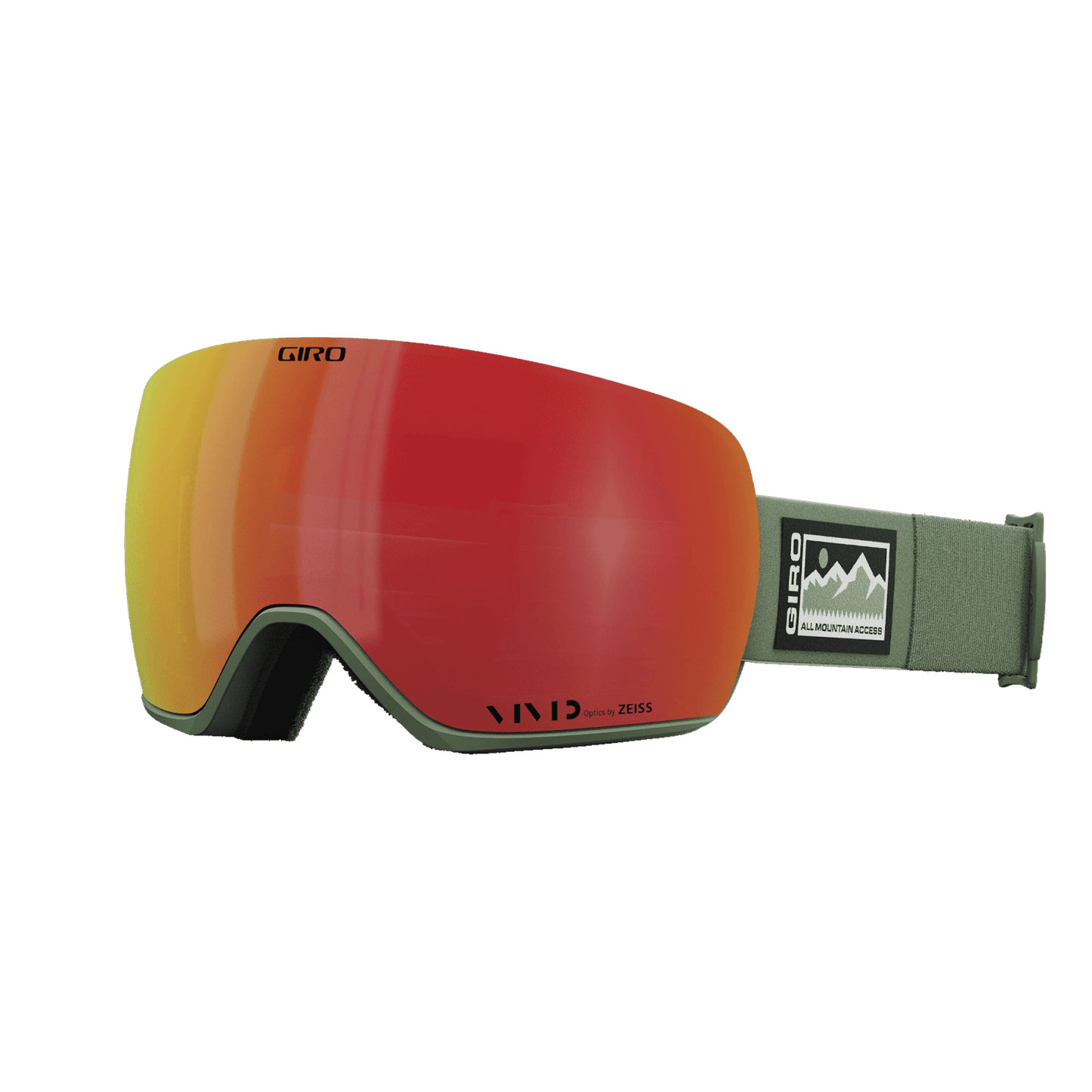 GIRO ARTICLE II GOGGLES GREEN ACCESS EMBER