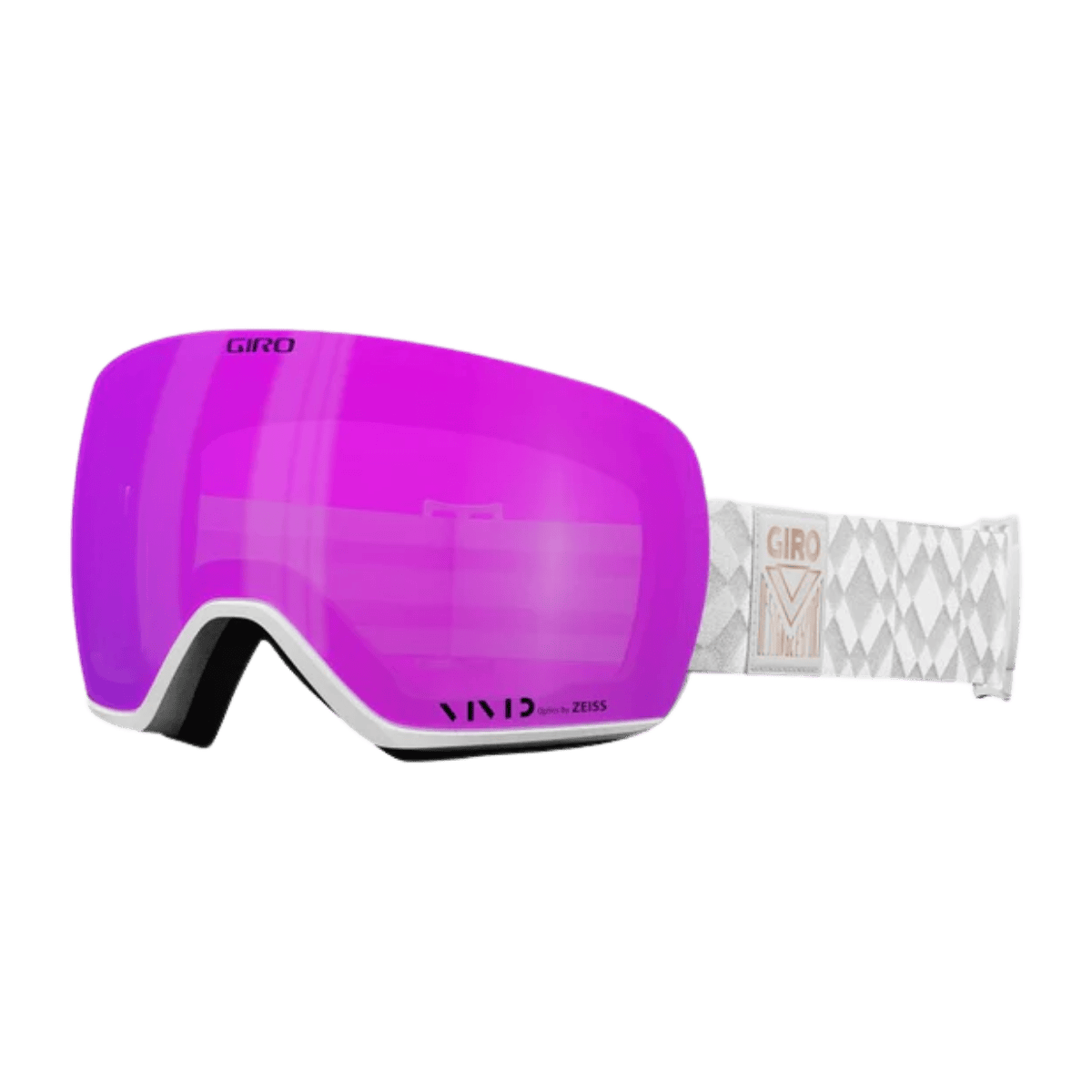 GIRO LUSI ASIAN FIT GOGGLE - WHITE LIMITLESS/VIVID PINK  display picture 1