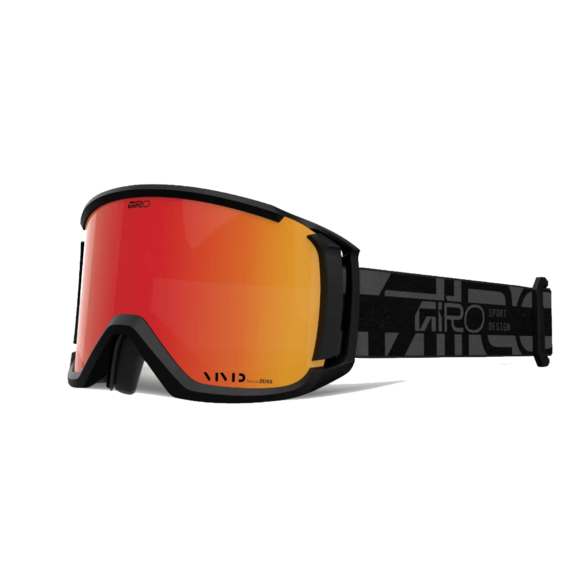 GIRO REVOLT GOGGLES 2025 BLACK BURST EMBER