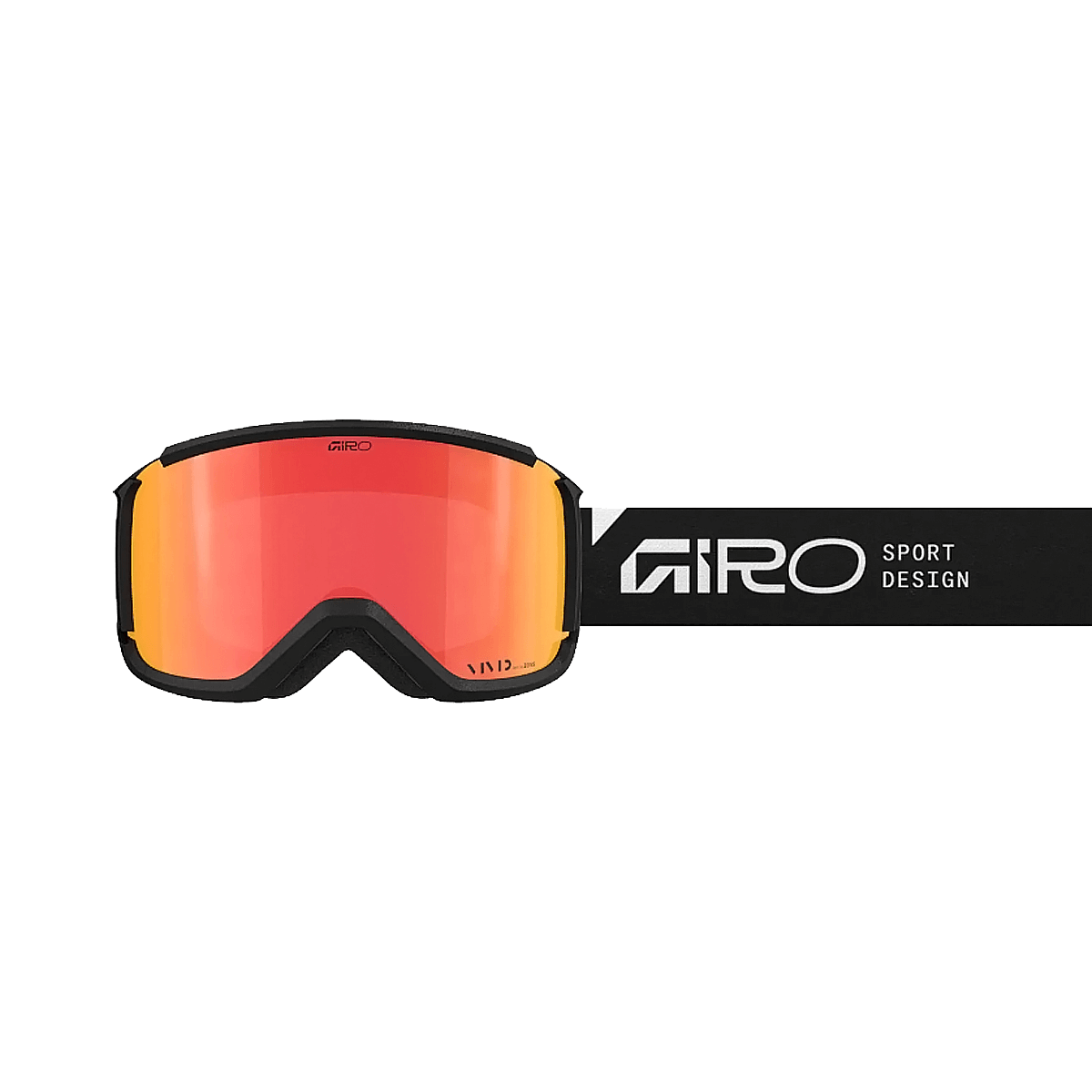 GIRO REVOLT GOGGLES 2025 BLACK STACKED EMBER