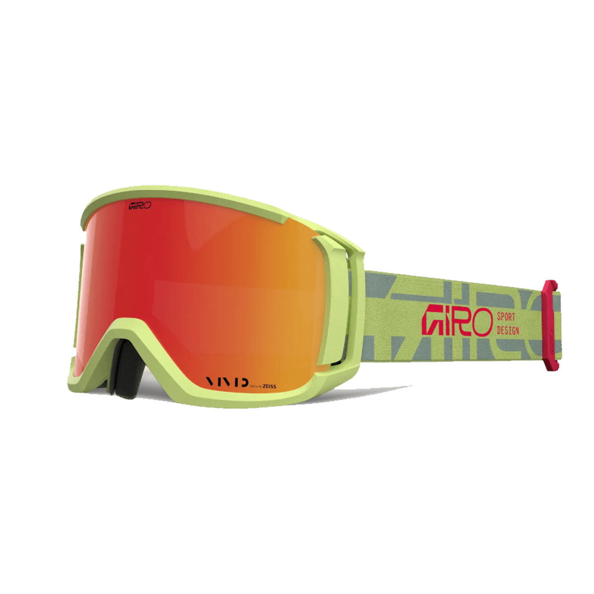 GIRO REVOLT GOGGLES 2025 GREEN BURST EMBER