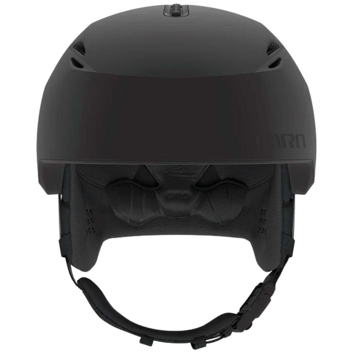 GIRO SPHERICAL HELMET - MATTE BLACK_FRONT SLIGHT INNER ANGLE