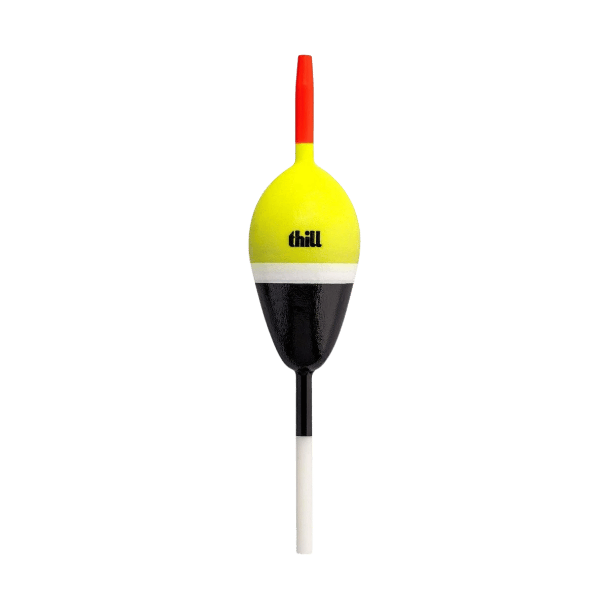 THILL NT + DAY GLOW FLOAT OVAL SLIP - 1-1/8IN - CHART/BLACK