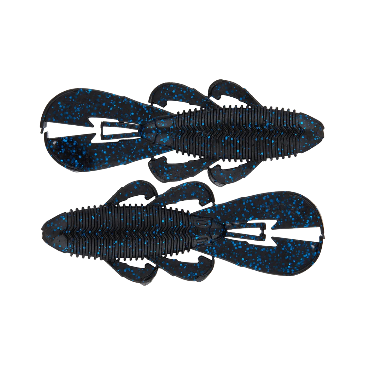 GOOGAN BAITS BANDITO BUG 9PK BLACK BLUE FLAKE