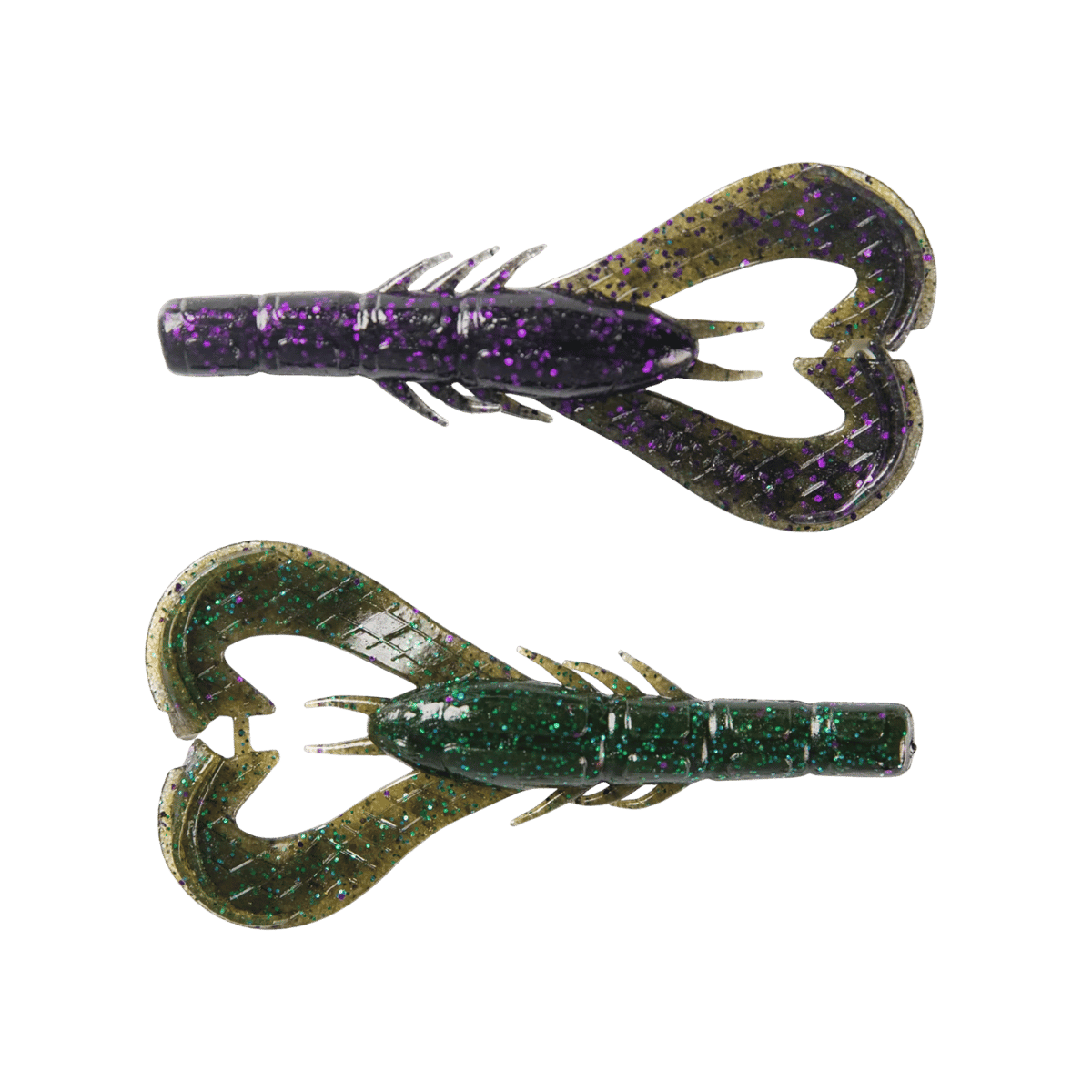GOOGAN BAITS KRACKIN CRAW 7PK SPRAYED LETTUCE