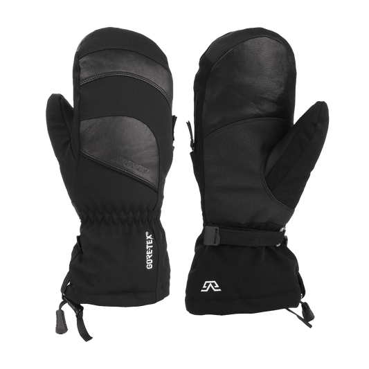 GORDINI WOMEN'S GORE-TEX DOWN MITTENS - BLACK