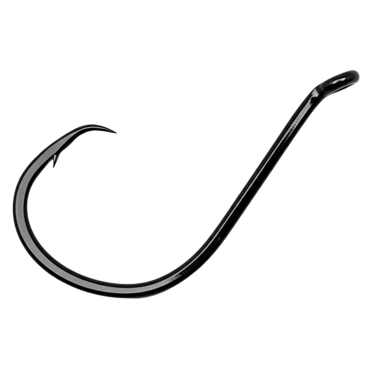 GAMAKATSU OCTOPUS OFFSET POINT CIRCLE HOOK 8PK - BLACK SIZE 1