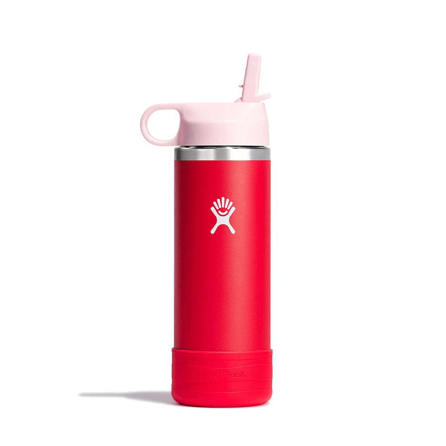 HYDRO FLASK 18OZ KIDS WIDE MOUTH BOTTLE WITH STRAW CAP GOJI