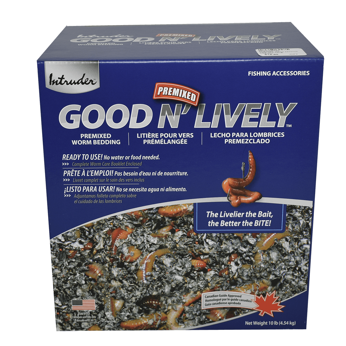 GOOD N' LIVELY PREMIXED WORM BEDDING IN A BAG - 10 LB.