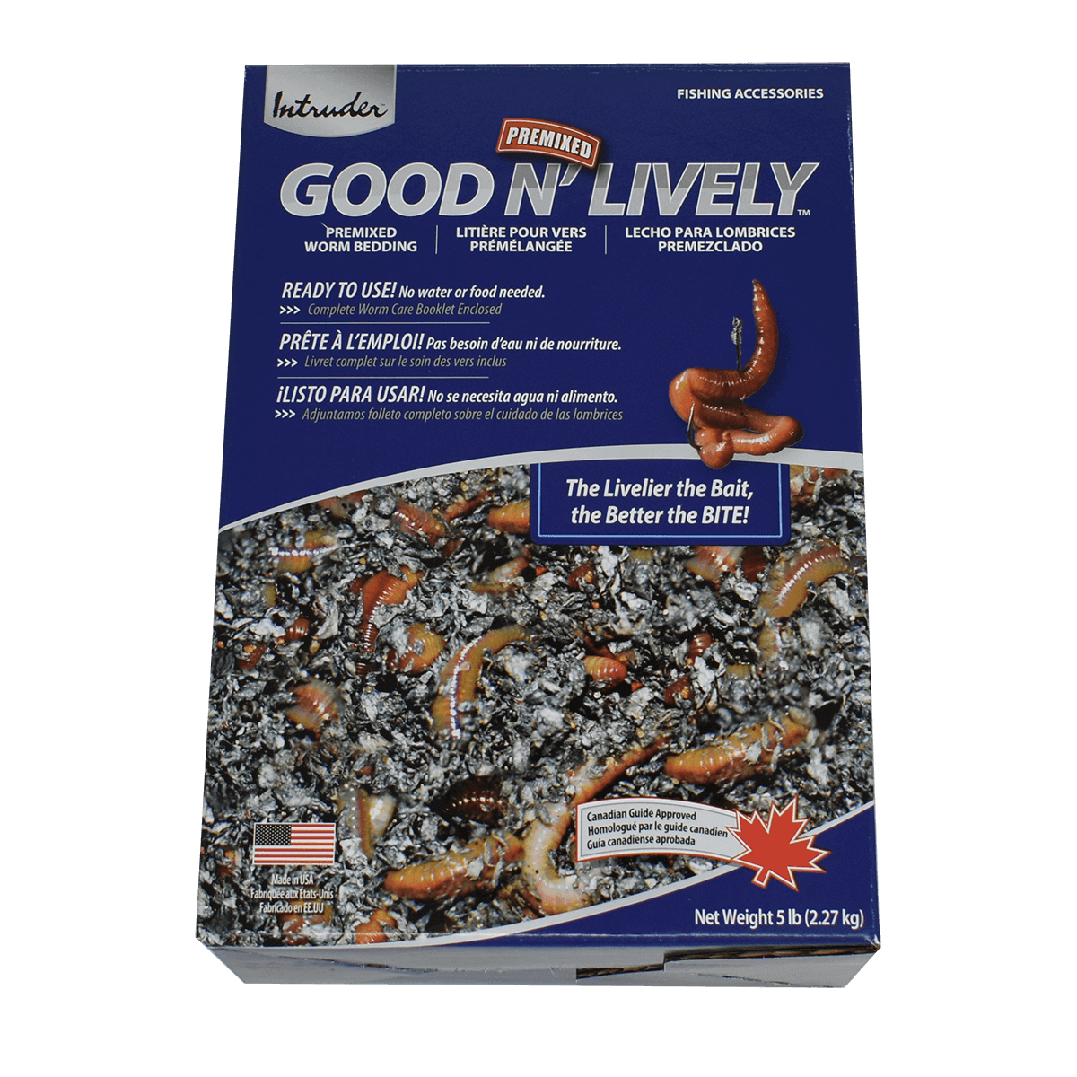GOOD N' LIVELY PREMIXED WORM BEDDING IN A BAG - 5 LB.
