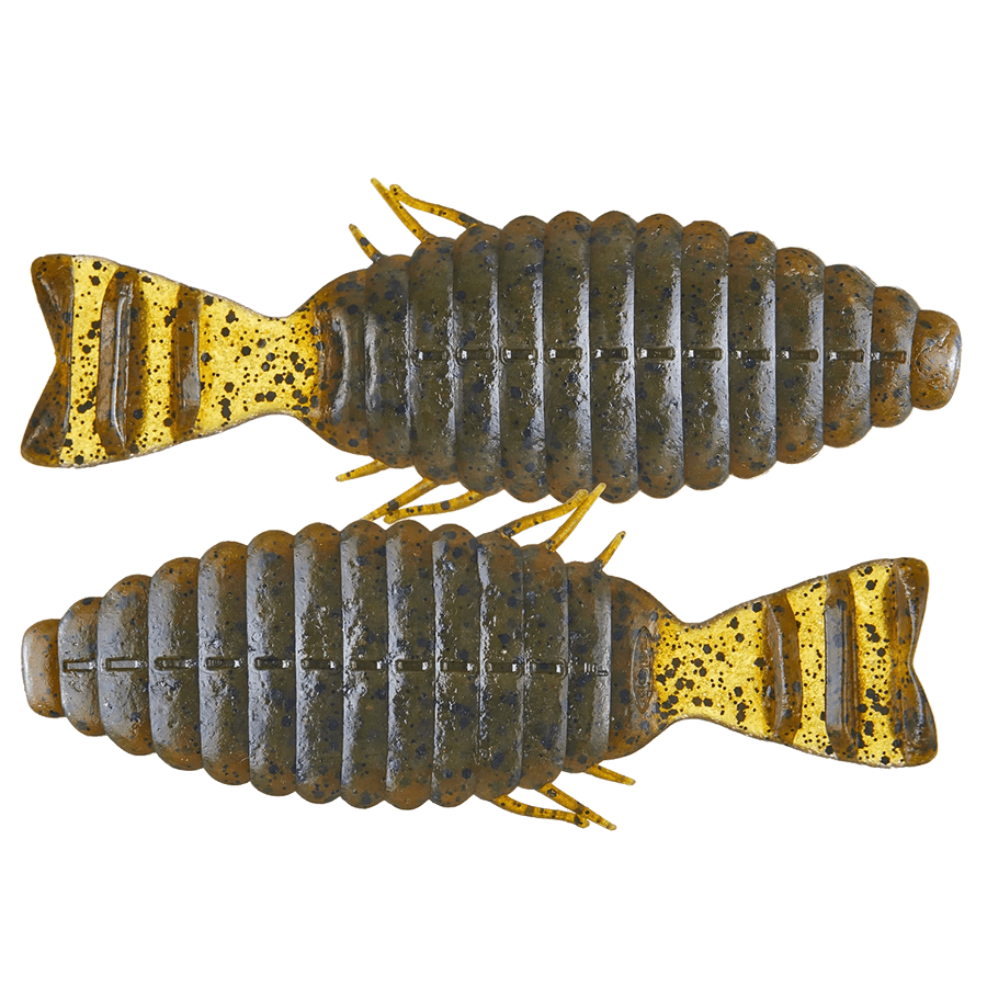 DEPS BULL FLAT CREATURE BAIT GREEN PUMPKIN